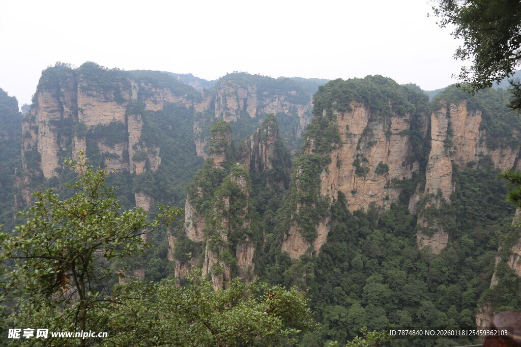 张家界奇峰美景风光