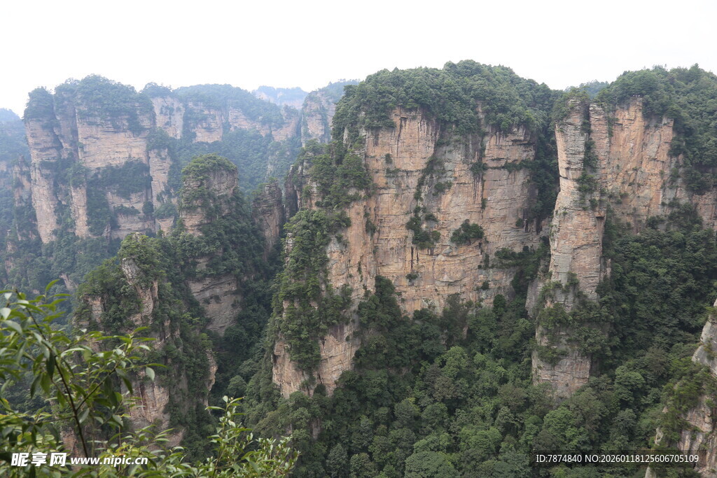 张家界奇峰异石景观