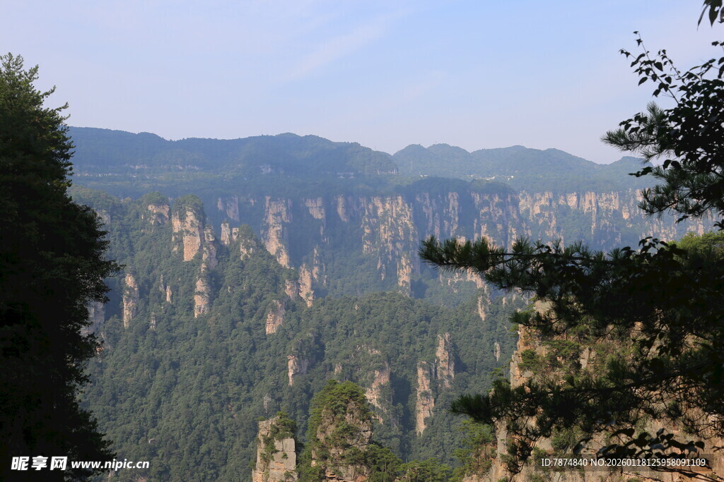 张家界奇峰美景