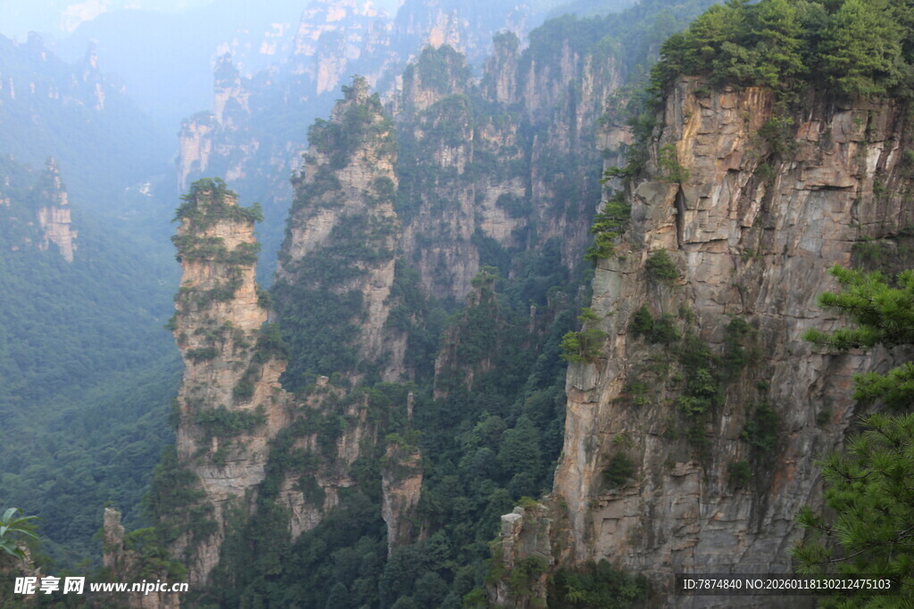 张家界奇峰美景