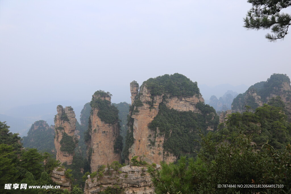 张家界奇峰美景