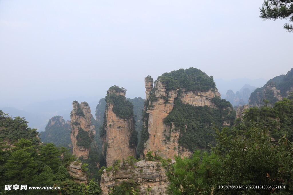 张家界奇峰异石景观