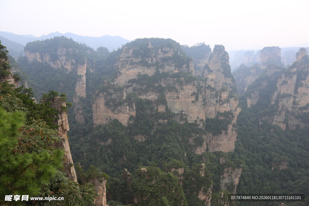 张家界奇峰美景