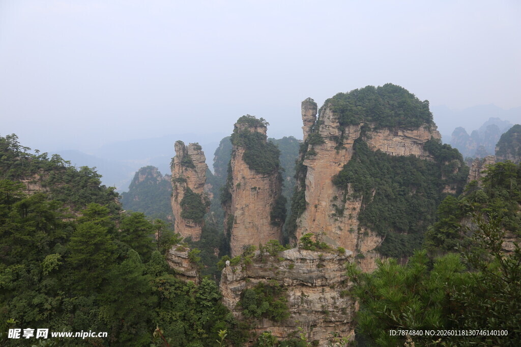 张家界奇峰异石景观
