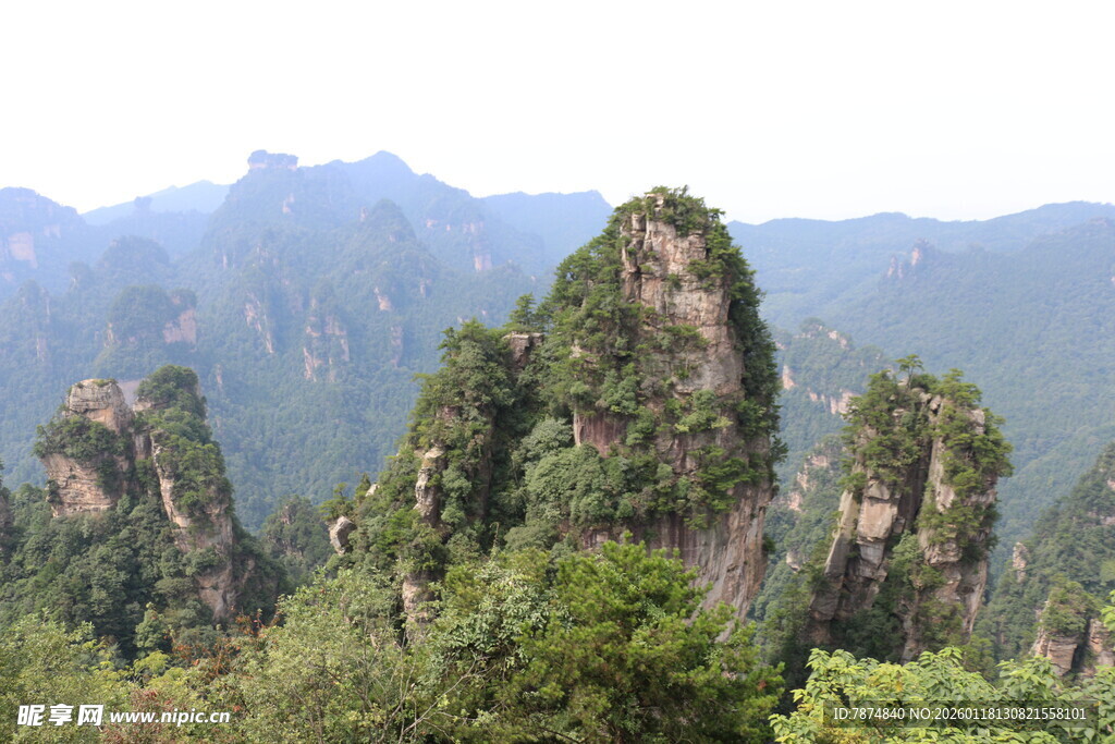 张家界奇峰异石景观