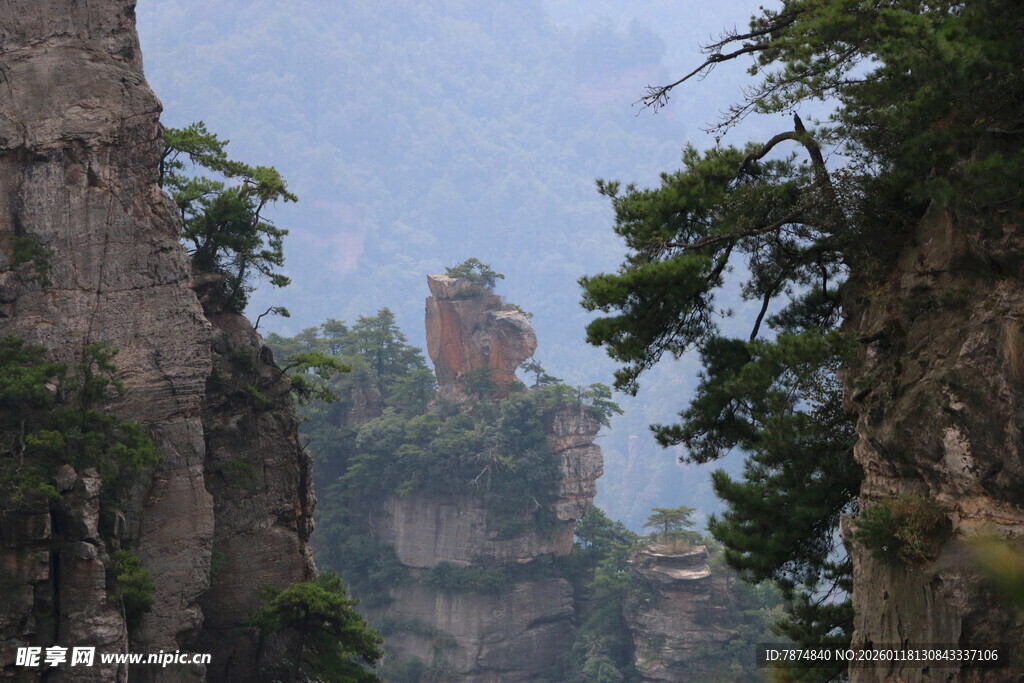 张家界奇峰异石景观