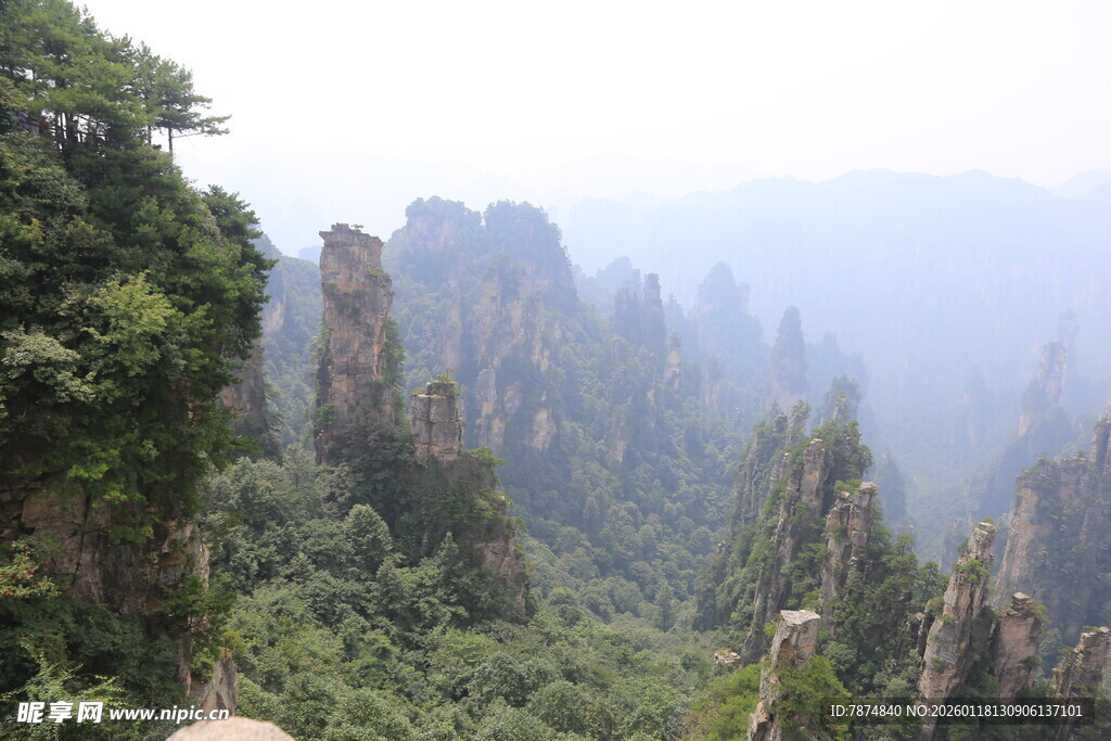 张家界奇峰美景