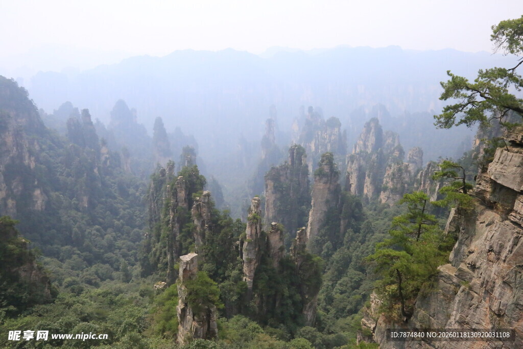 张家界奇峰美景