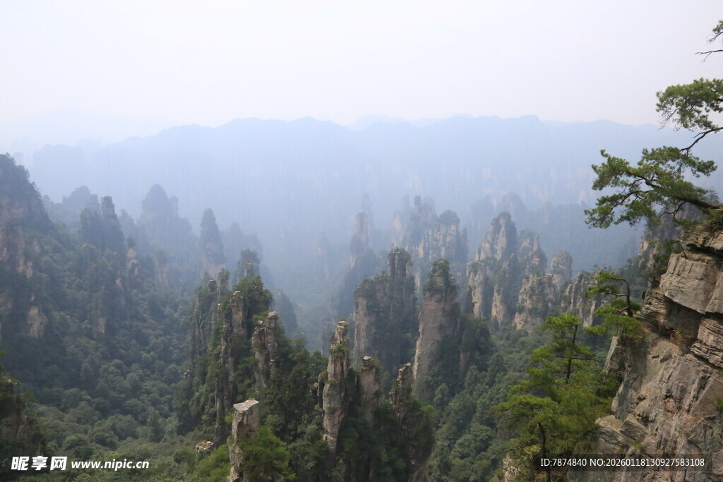 张家界奇峰美景