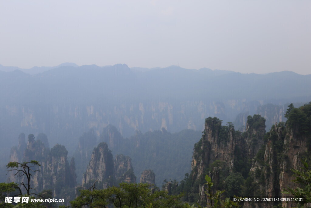 张家界奇峰美景