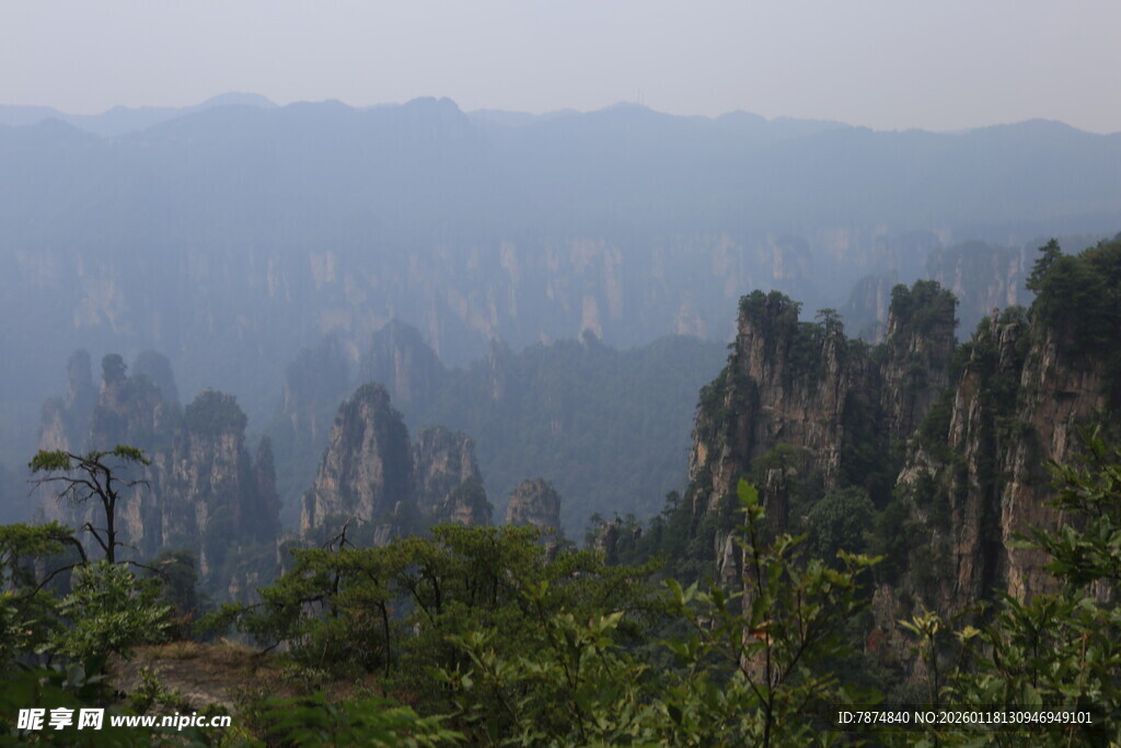 张家界奇峰美景
