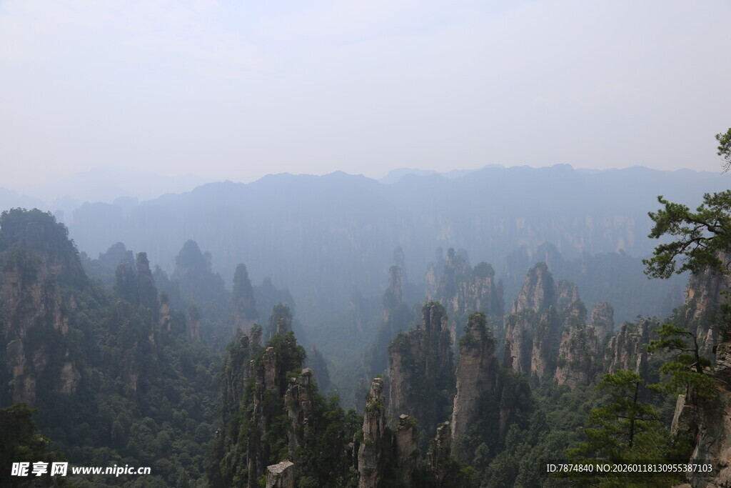 张家界奇峰美景