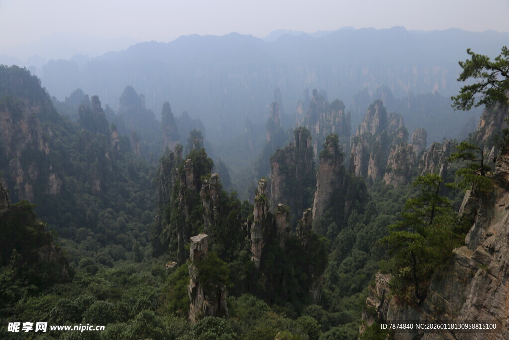 张家界奇峰异石景观