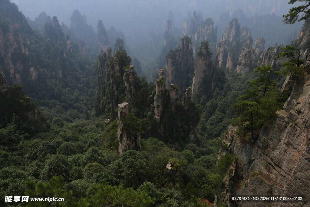 张家界奇峰异石景观