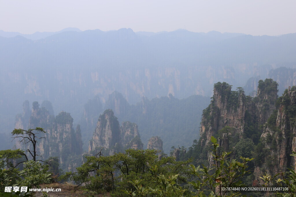张家界奇峰美景