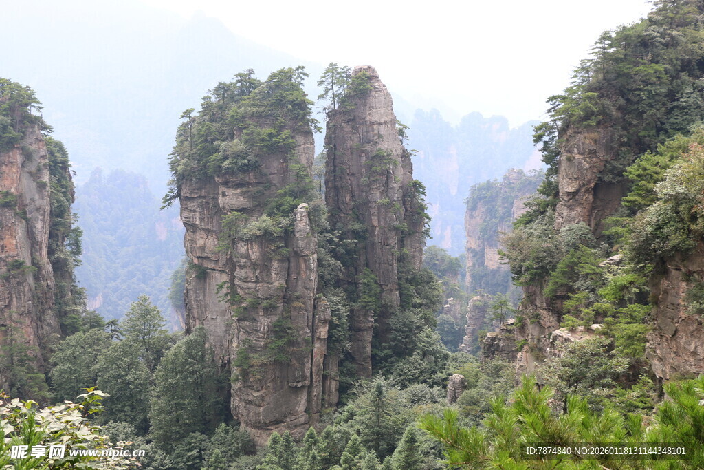 张家界奇峰异石景观
