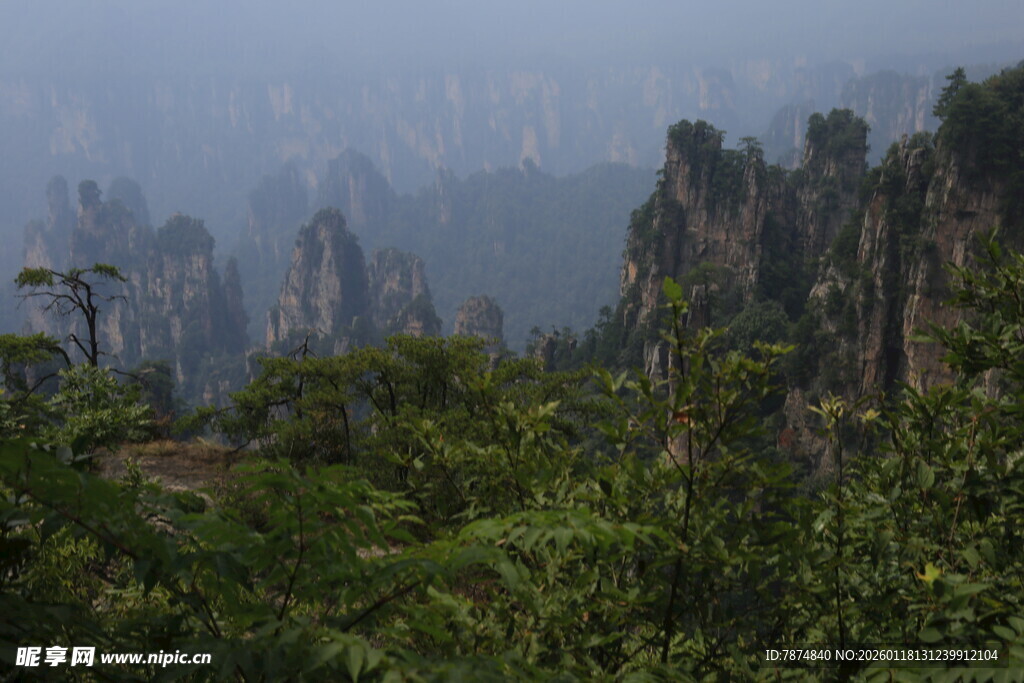 张家界奇峰异石景观