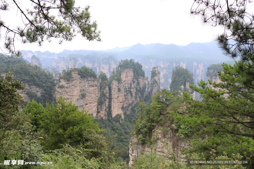 张家界奇峰异石景观