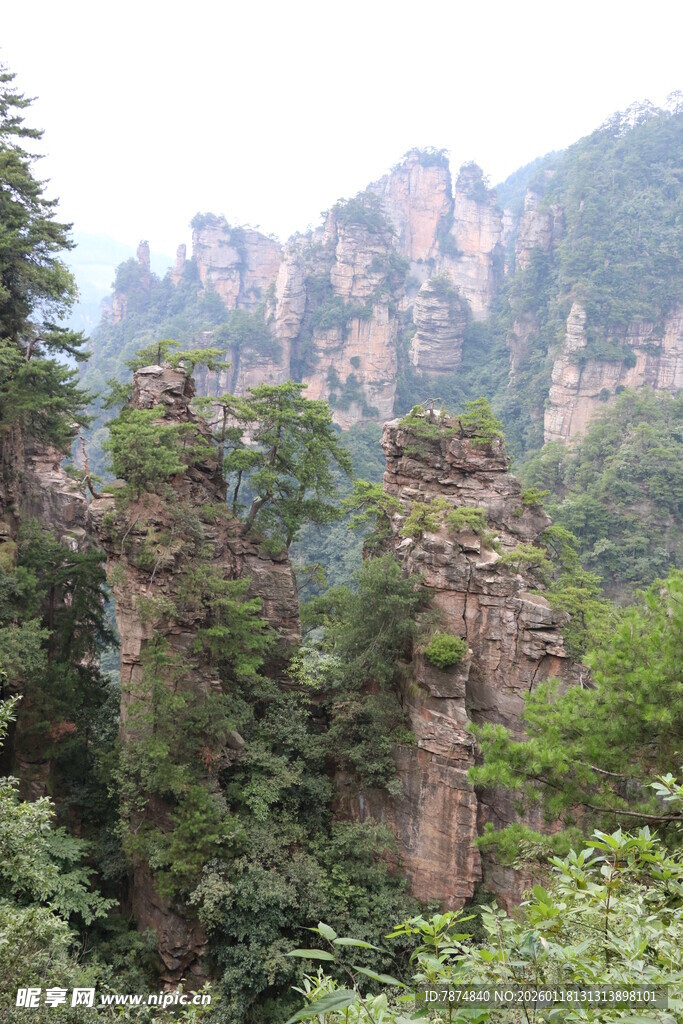 张家界奇峰异石景观