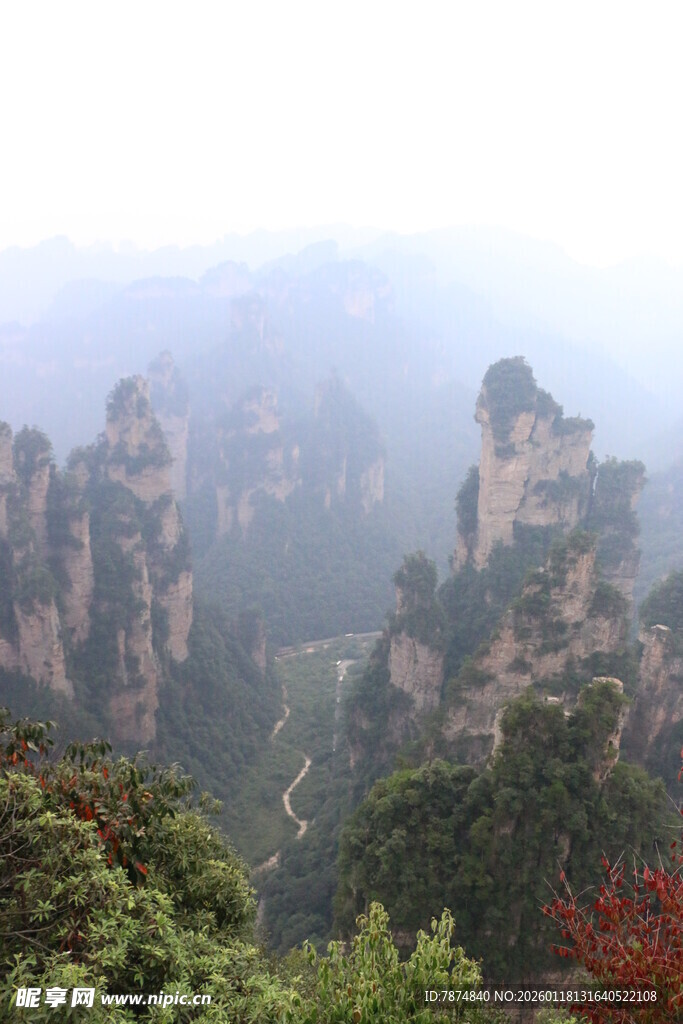 张家界奇峰美景