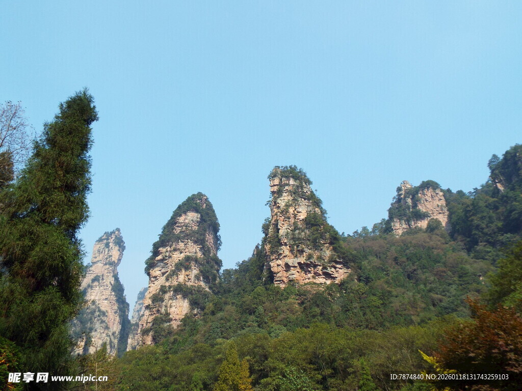 张家界奇峰美景