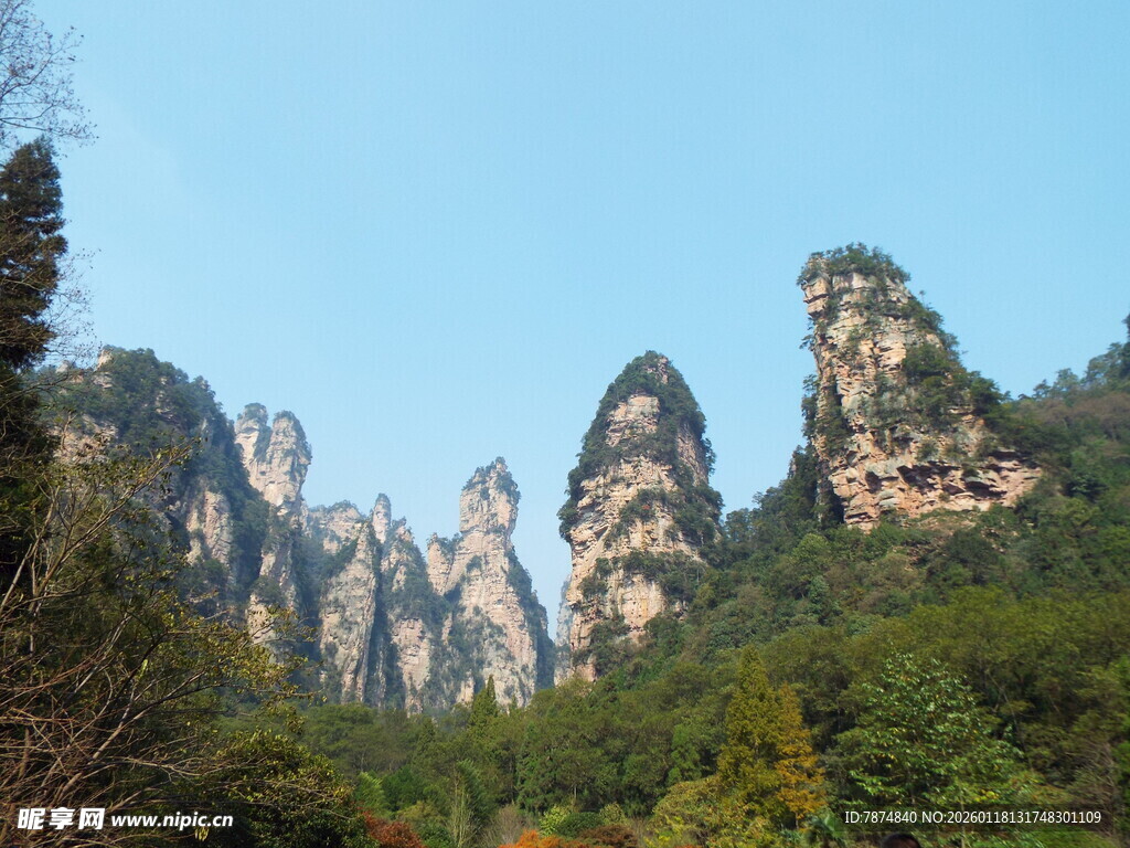 张家界奇峰异石景观