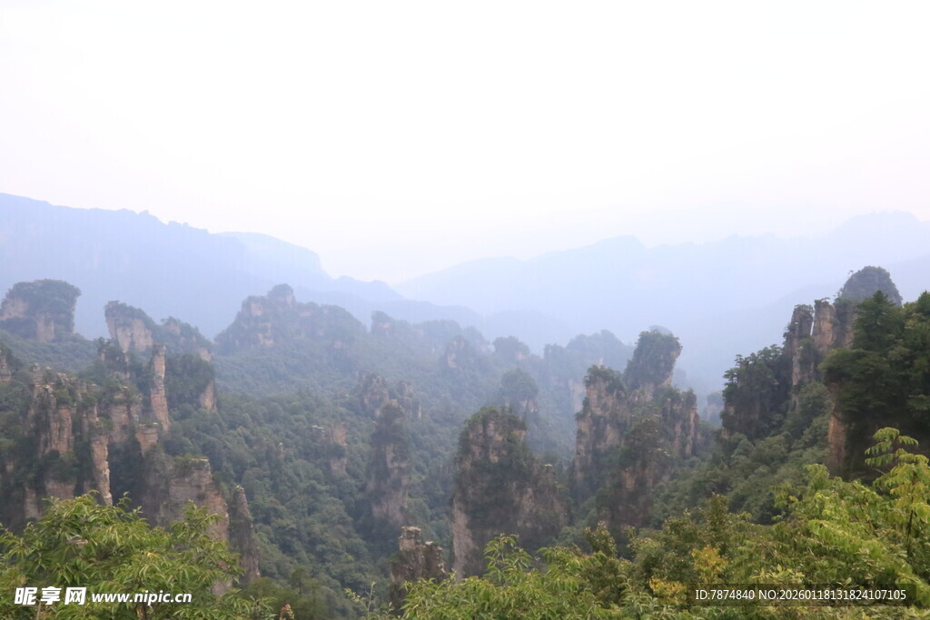 张家界奇峰异石景观