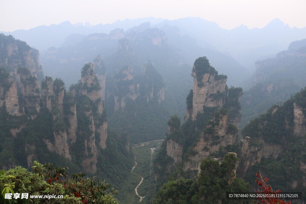 张家界奇峰美景