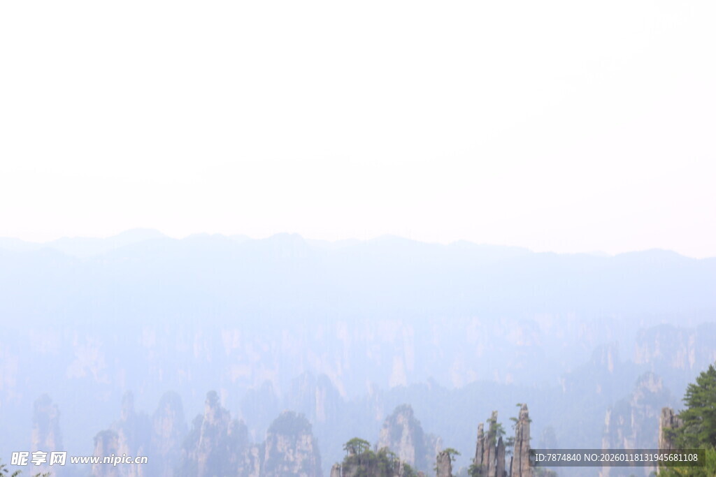 梦幻张家界奇峰景观