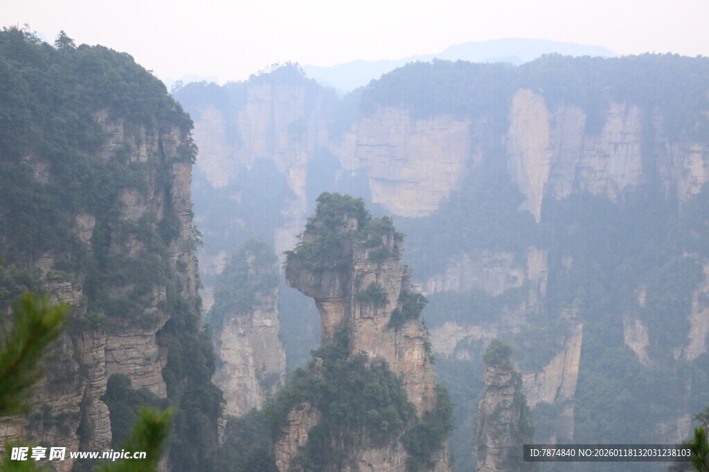 张家界奇峰美景