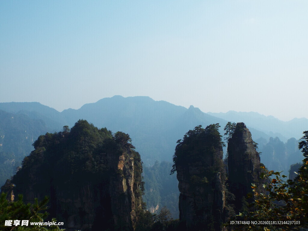 张家界奇峰美景