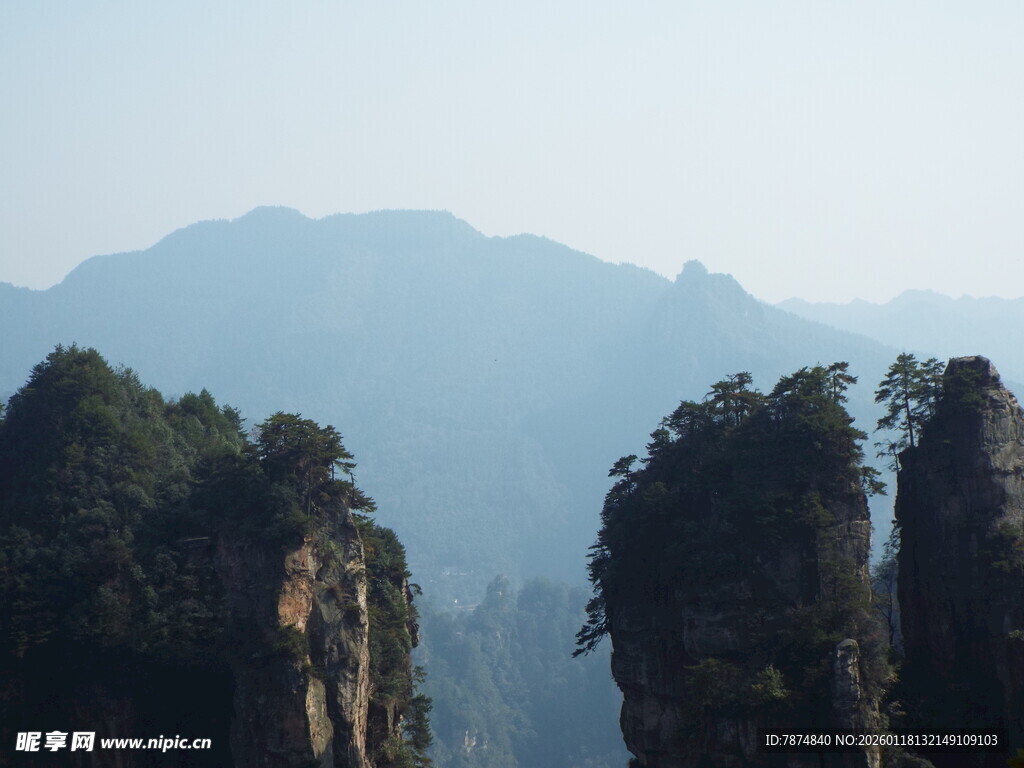 张家界奇峰美景