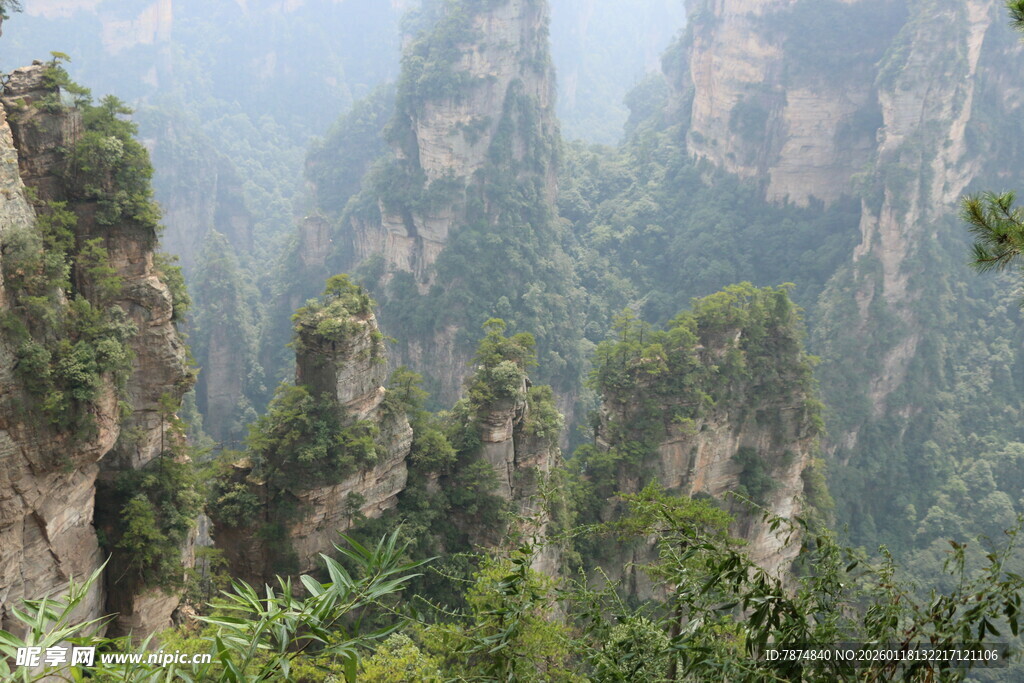 张家界奇峰美景