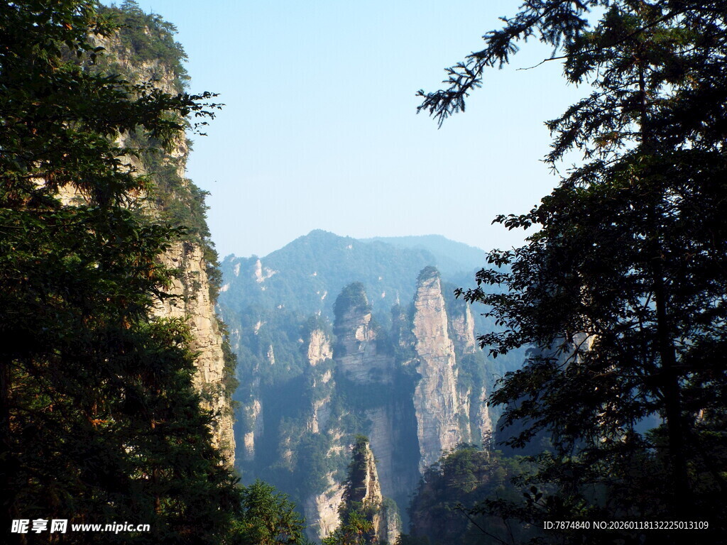 张家界奇峰异石景观