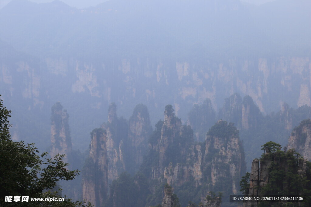 张家界奇峰异石景观