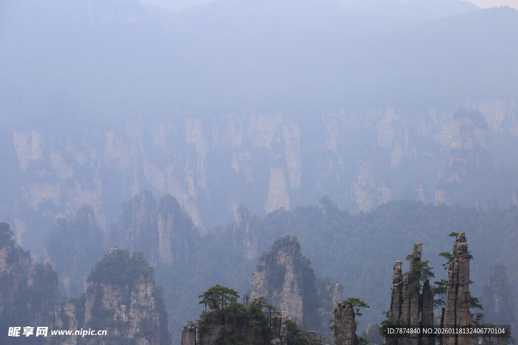 张家界奇峰美景