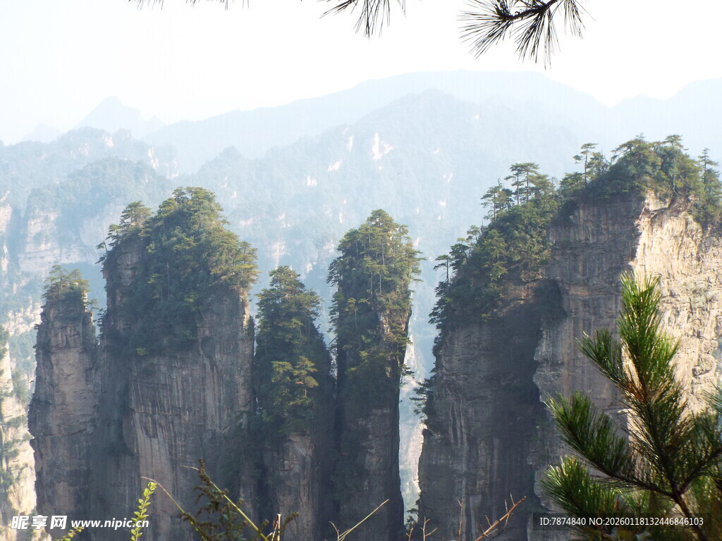 张家界奇峰美景