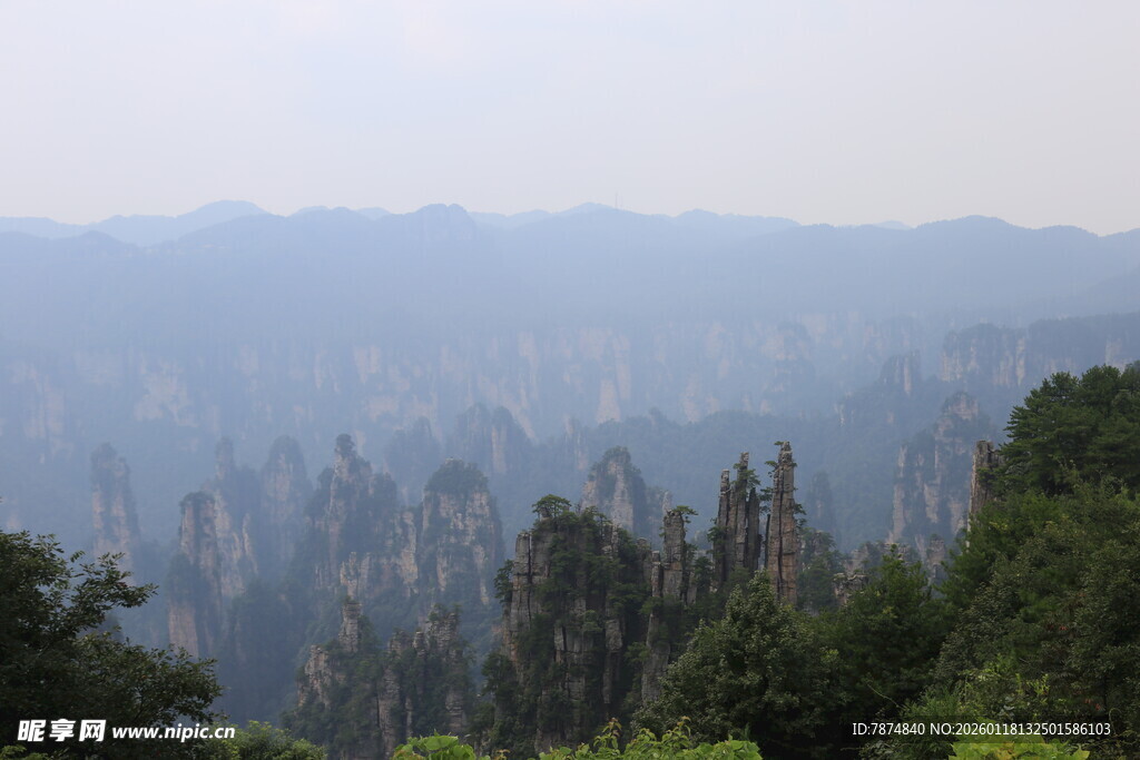 张家界奇峰美景