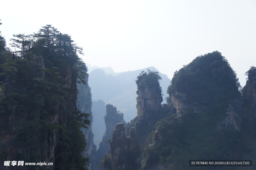 张家界奇峰景色