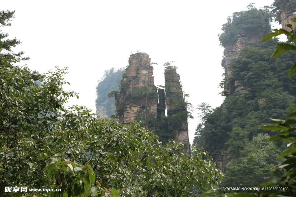 张家界奇峰异石景观