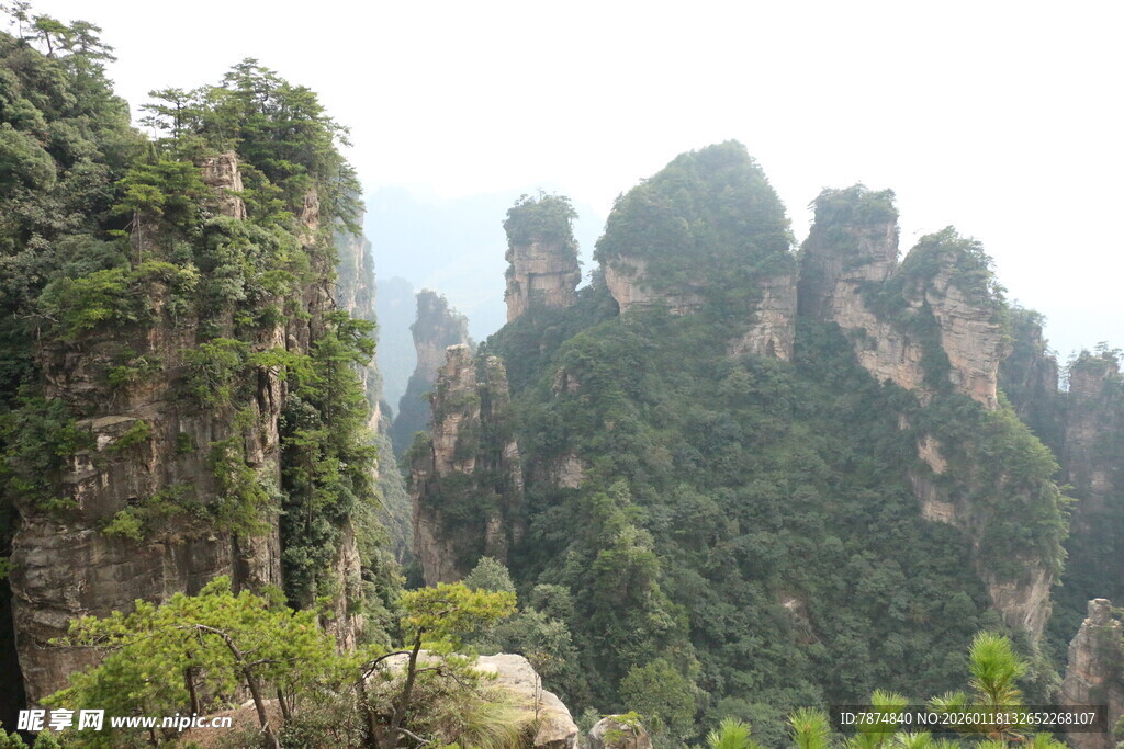 张家界奇峰异石景观