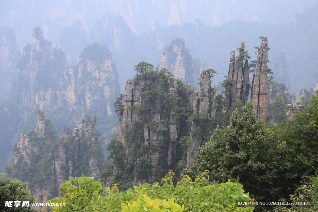 张家界奇峰异石景观