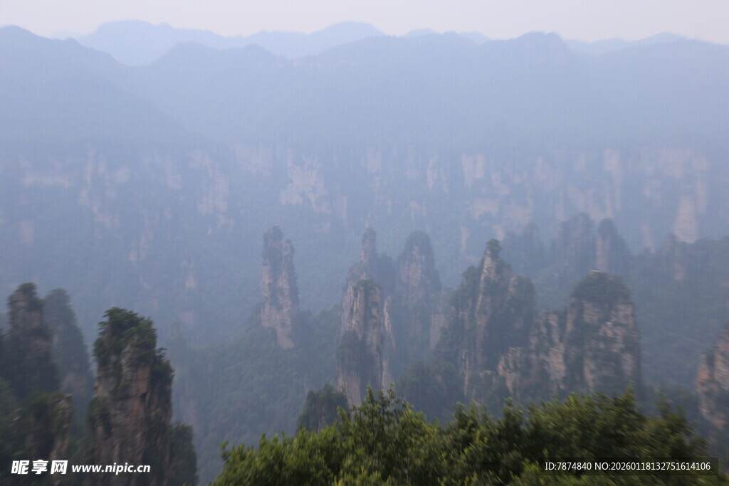 张家界奇峰美景