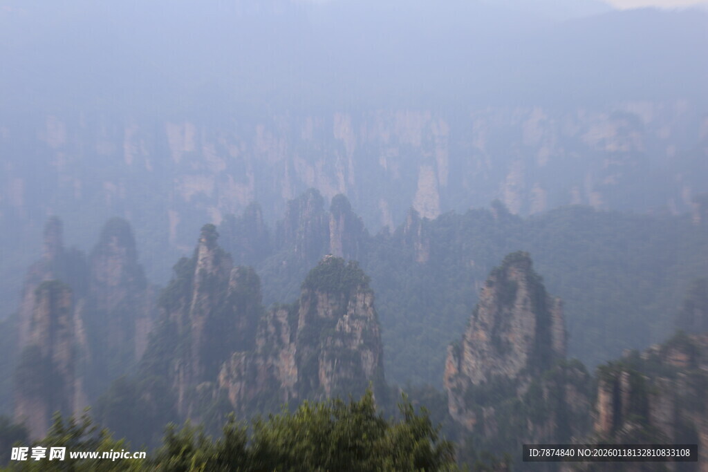 张家界奇峰美景