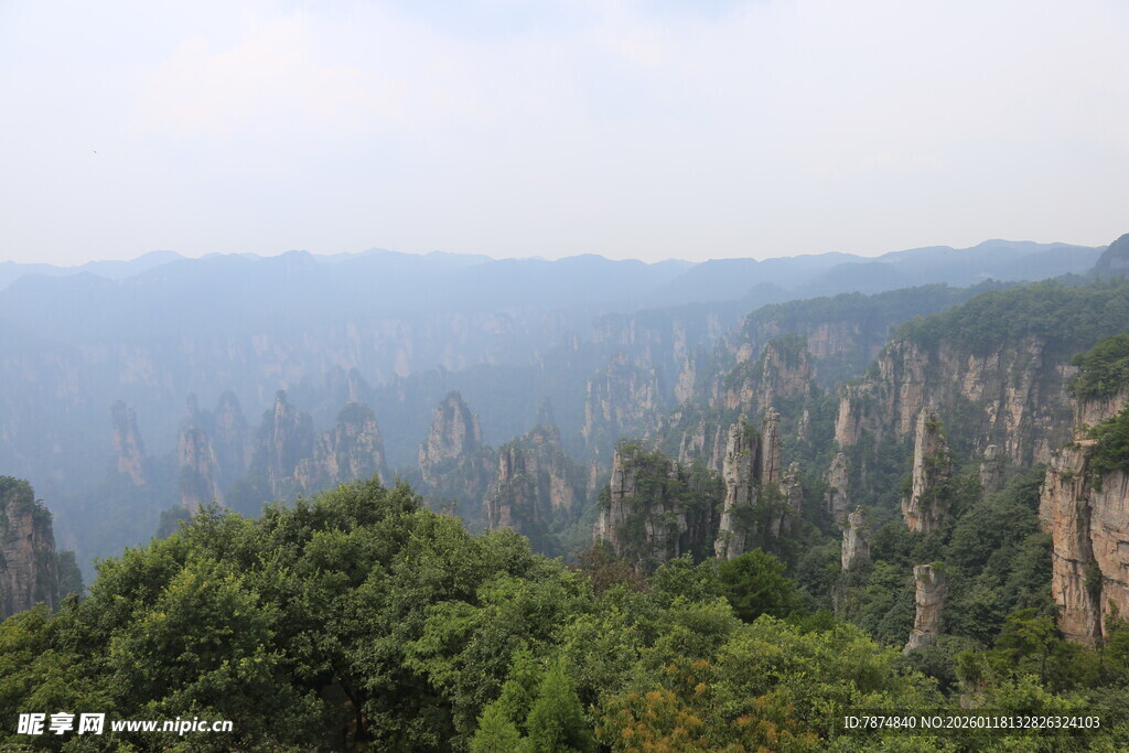 张家界奇峰异石景观
