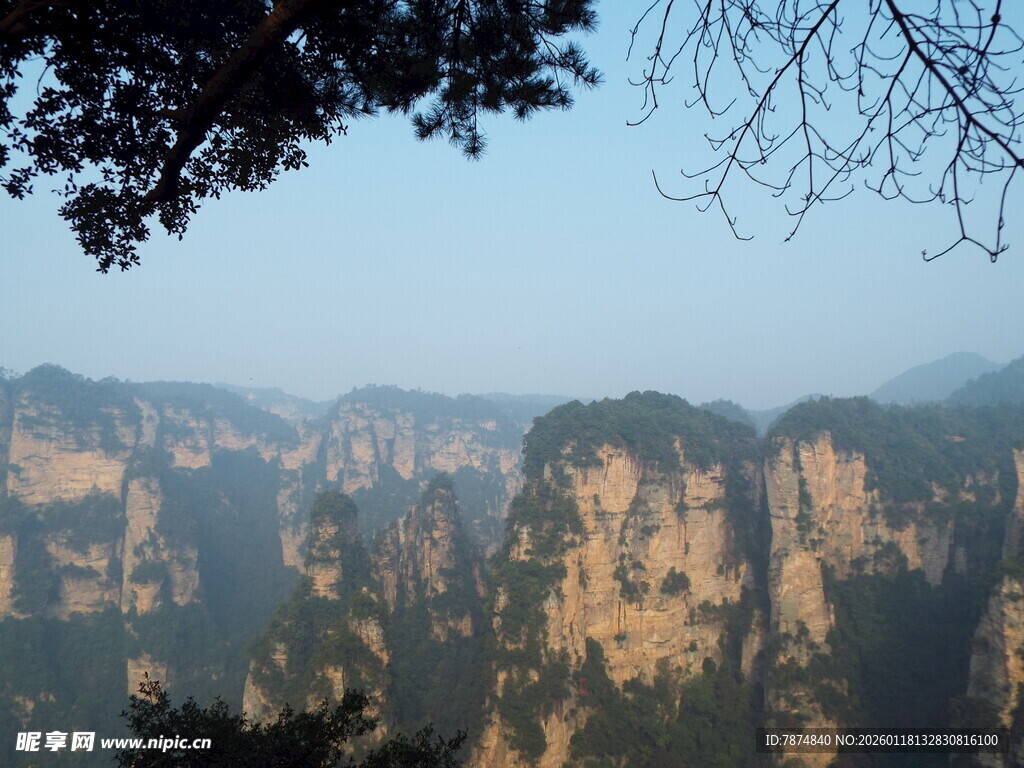 张家界奇峰美景