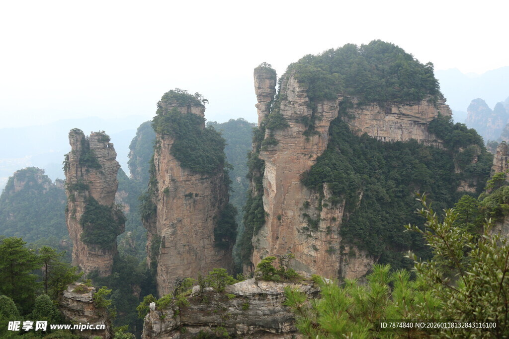 张家界奇峰异石景观