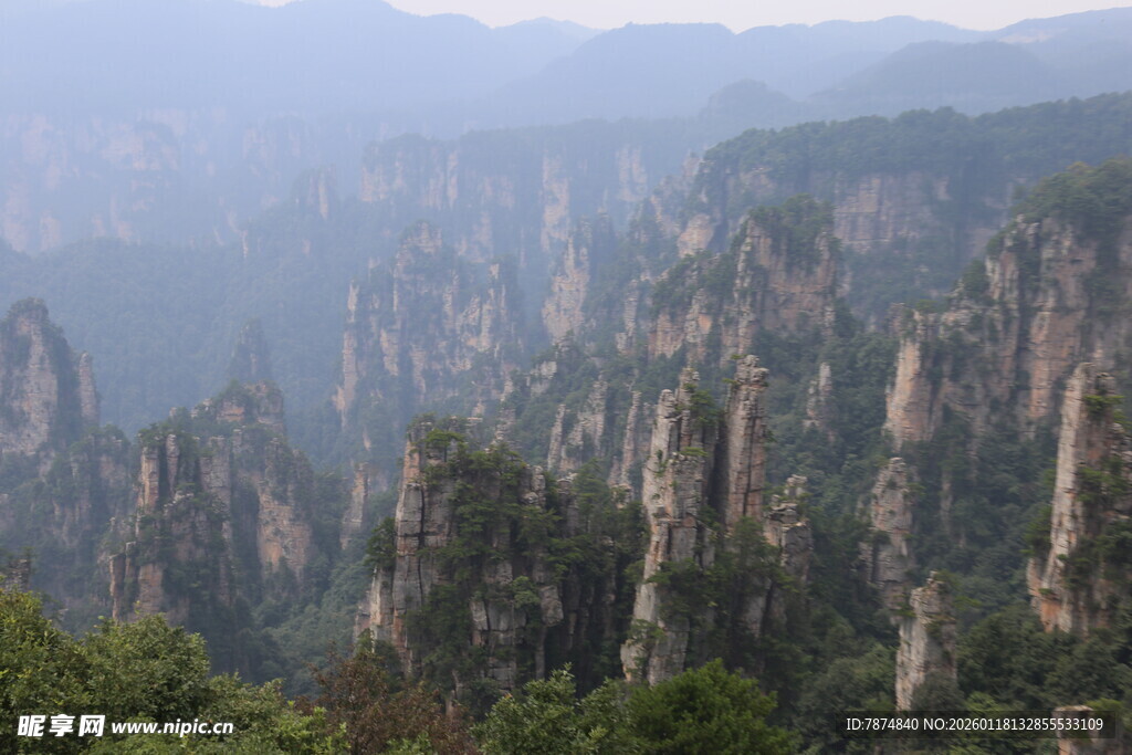 张家界奇峰美景