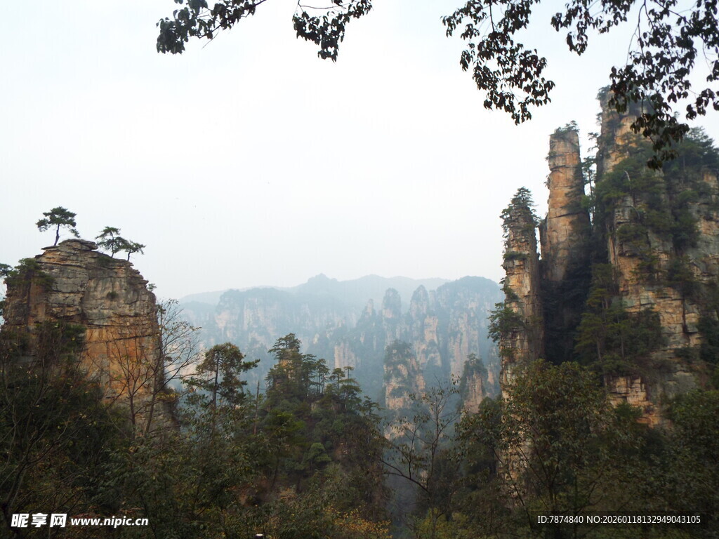 张家界奇峰美景