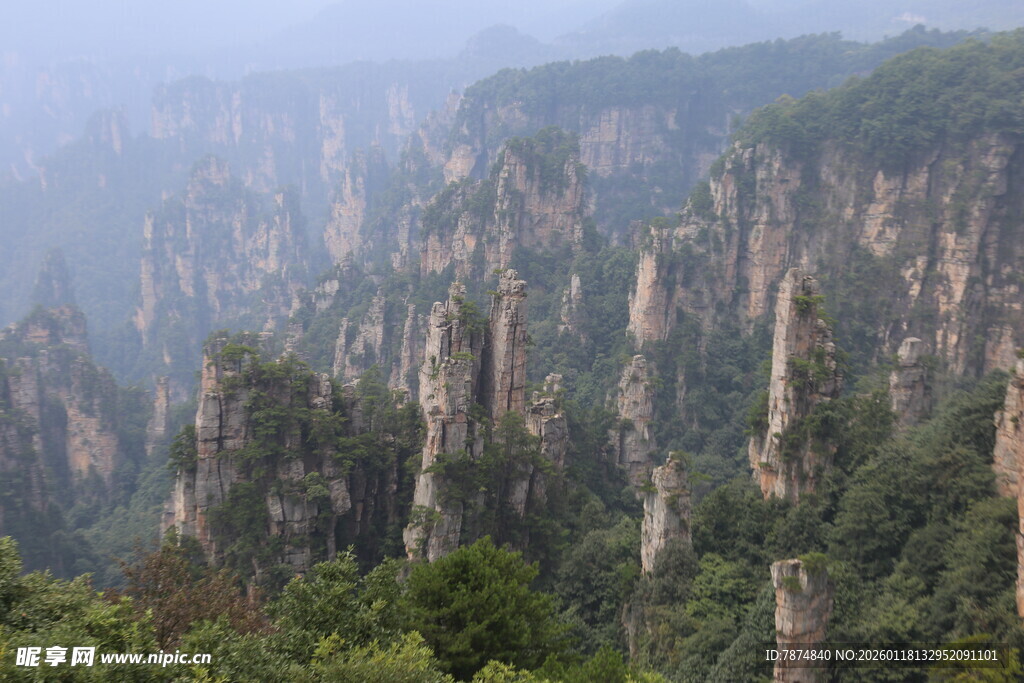 张家界奇峰美景